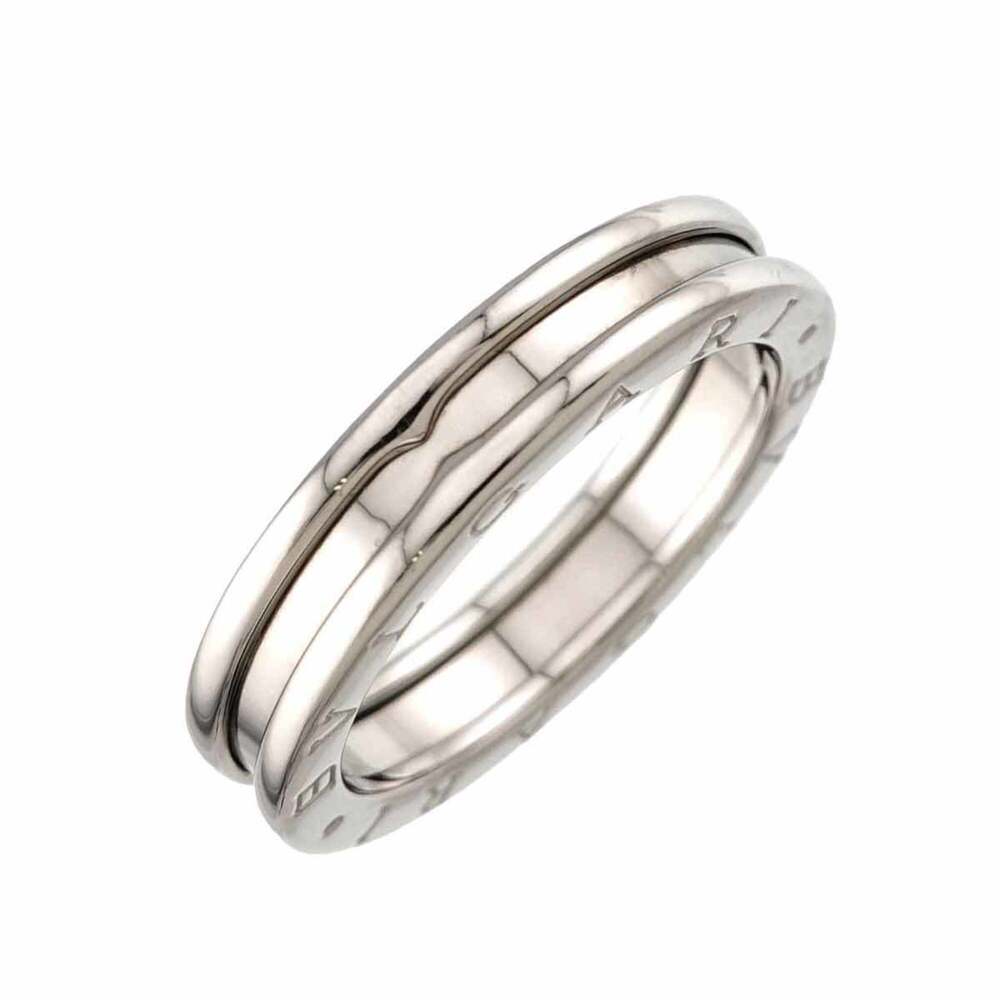Bulgari BVLGARI B-ZERO1 1-band ring #59 18K WG White Gold 750